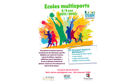 INSCRIPTIONS ECOLES MULTISPORTS 2026-2027